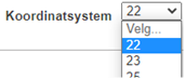 Skjermdump fra Landbruksregisteret