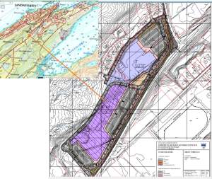 Lokalisering av reguleringsplanforslag for Sandnessjøen Handelspark og Avlastningssenter